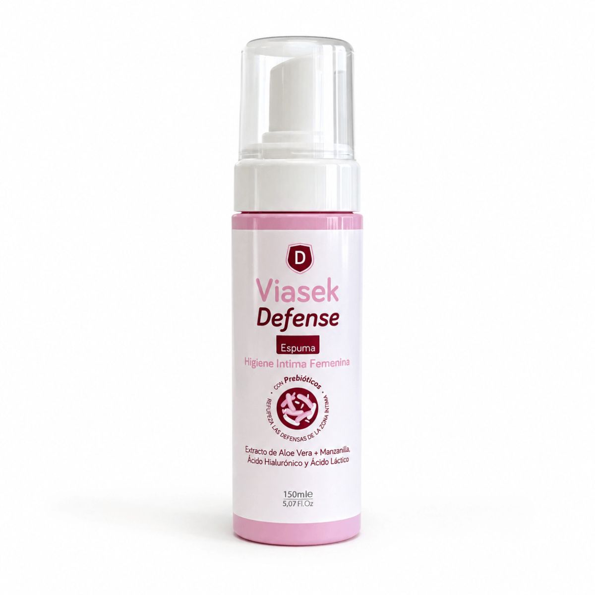 Viasek Defense Espuma Higiene Intima Candidiasis Env.Air Foam x150ml