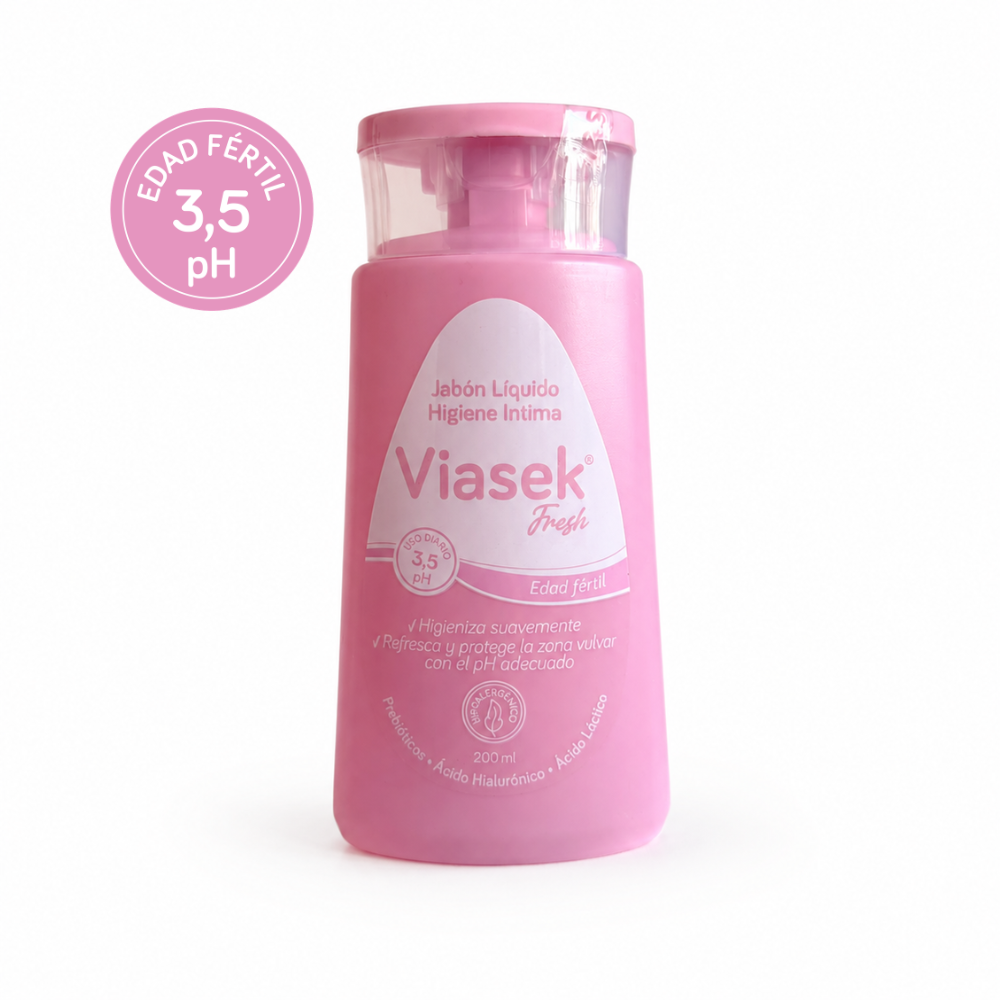 Viasek Fresh Jabón Líquido pH 3,5 Edad Fértil x200ml