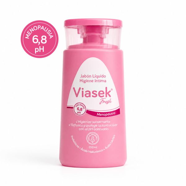 Viasek Fresh Jabón Líquido pH 6,8 Menopausia x200ml