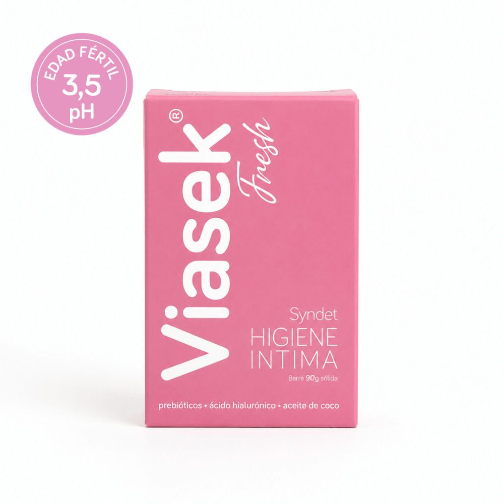 Viasek Fresh Syndet Barra Limpiadora Edad Fértil	barra sólida x90gr