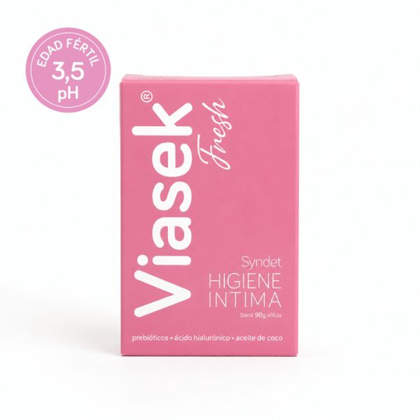 Viasek Fresh Syndet Barra Limpiadora Edad Fértil	barra sólida x90gr