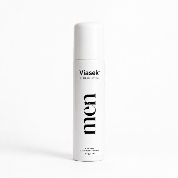 Viasek Men Espuma Higiene Intima Masculina x75ml