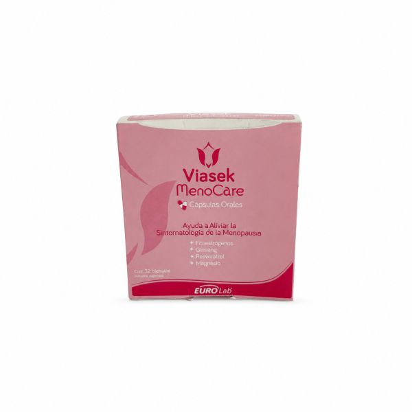 Viasek Menocare Cápsulas Menopausia x32 cáps.orales