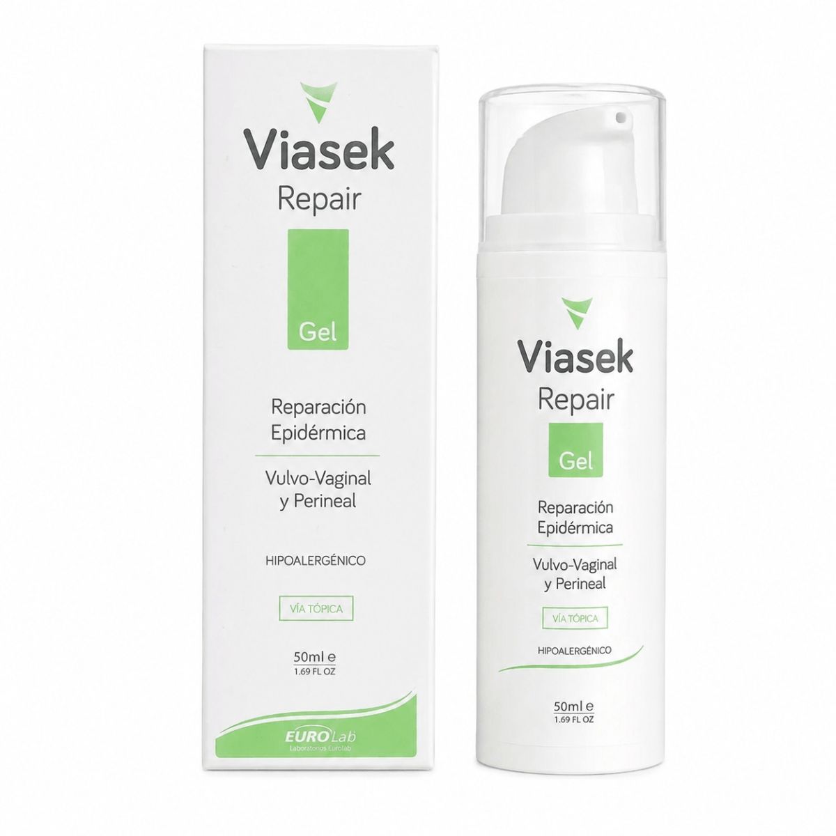 Viasek Repair Gel Reparador Vulvo-Vaginal Env. Airless x50ml